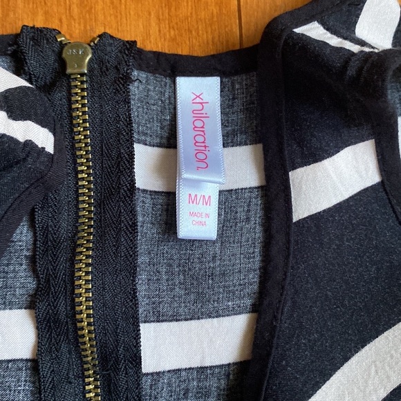 Xhilaration Striped Peplum - Picture 3 of 4